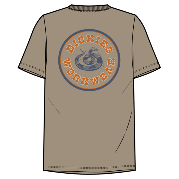 Dickies Rattler Graphic T-Shirt Desert Sand-Black Sheep Skate Shop