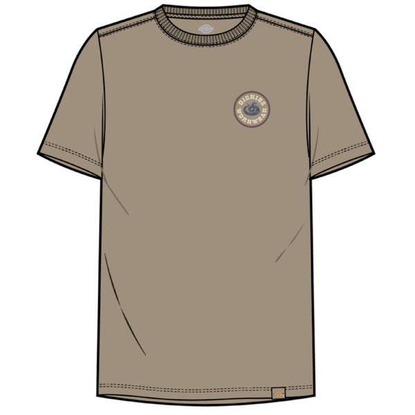 Dickies Rattler Graphic T-Shirt Desert Sand-Black Sheep Skate Shop
