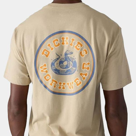 Dickies Rattler Graphic T-Shirt Desert Sand-Black Sheep Skate Shop