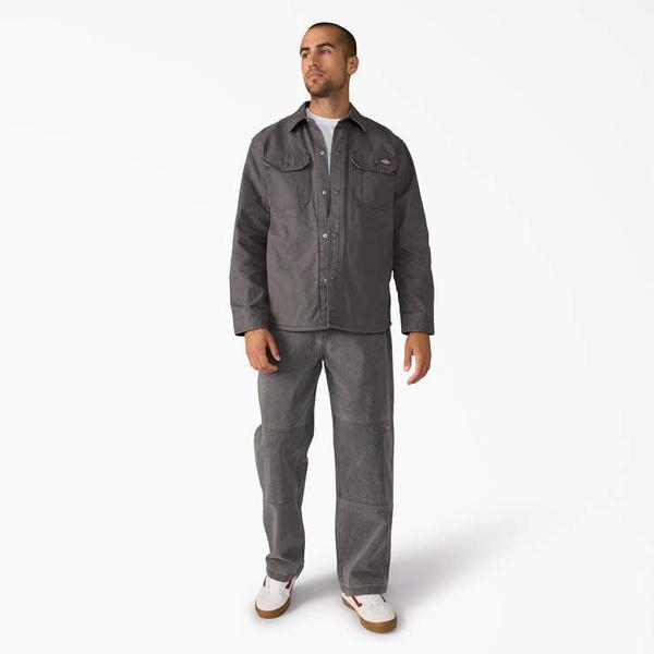 Dickies Relaxed Fit Double Knee Denim Pants Tinted Gray Wash-Black Sheep Skate Shop