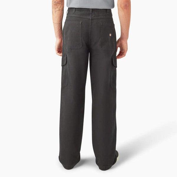 Dickies Relaxed Fit Duck Canvas Cargo Pants - Black-Black Sheep Skate Shop