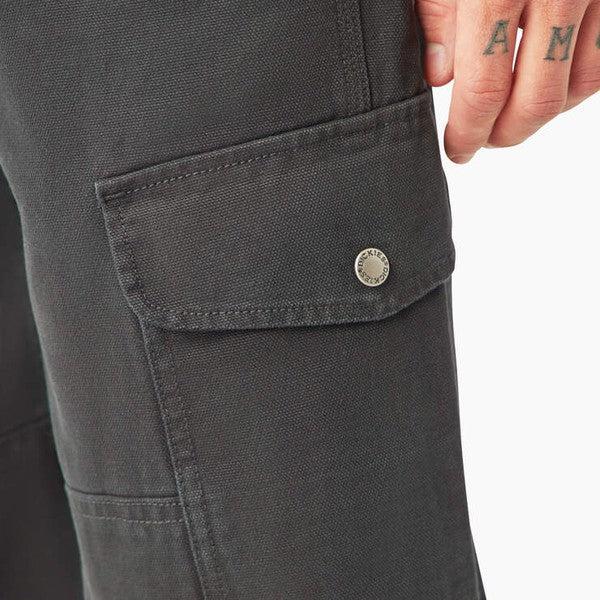 Dickies Relaxed Fit Duck Canvas Cargo Pants - Black-Black Sheep Skate Shop