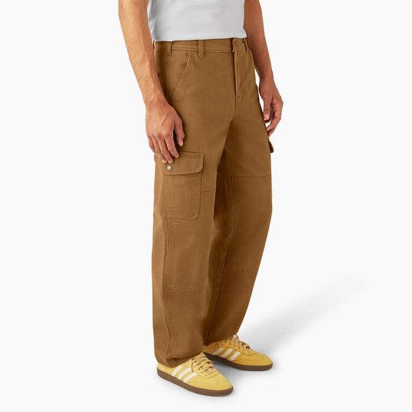 Dickies Relaxed Fit Duck Canvas Cargo Pants - Brown-Black Sheep Skate Shop