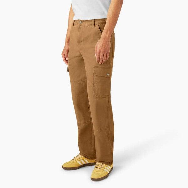 Dickies Relaxed Fit Duck Canvas Cargo Pants - Brown-Black Sheep Skate Shop