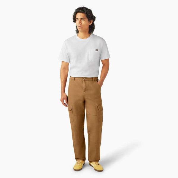 Dickies Relaxed Fit Duck Canvas Cargo Pants - Brown-Black Sheep Skate Shop