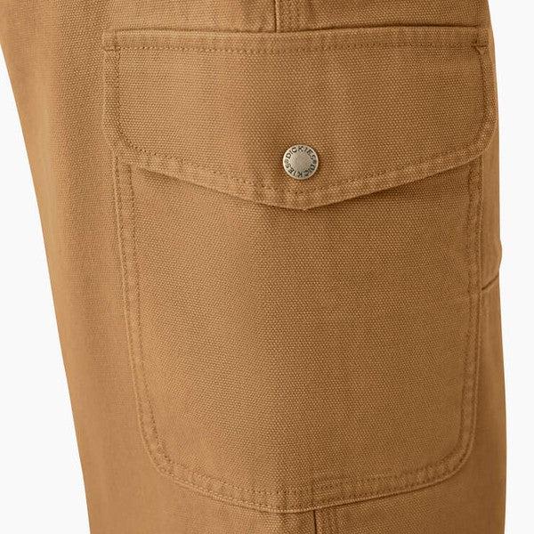 Dickies Relaxed Fit Duck Canvas Cargo Pants - Brown-Black Sheep Skate Shop