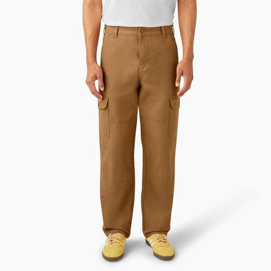 Dickies Relaxed Fit Duck Canvas Cargo Pants - Brown-Black Sheep Skate Shop