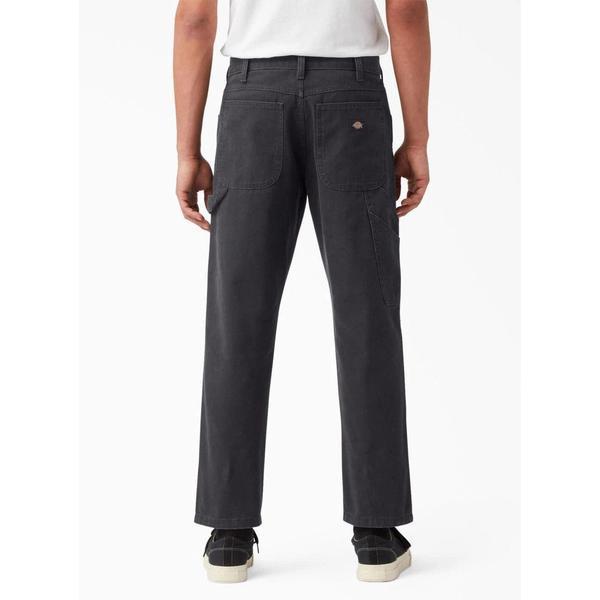 Dickies Relaxed Fit Duck Carpenter Duck Pants Black - Stonewashed-Black Sheep Skate Shop