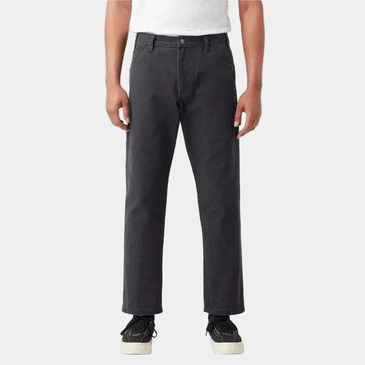 Dickies Relaxed Fit Duck Carpenter Duck Pants Black - Stonewashed-Black Sheep Skate Shop