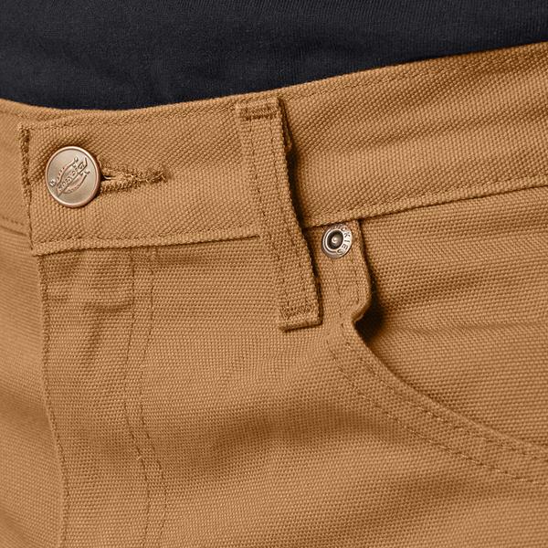 Dickies Relaxed Fit Heavyweight Duck Carpenter Pants Rinsed Brown Duck-Black Sheep Skate Shop