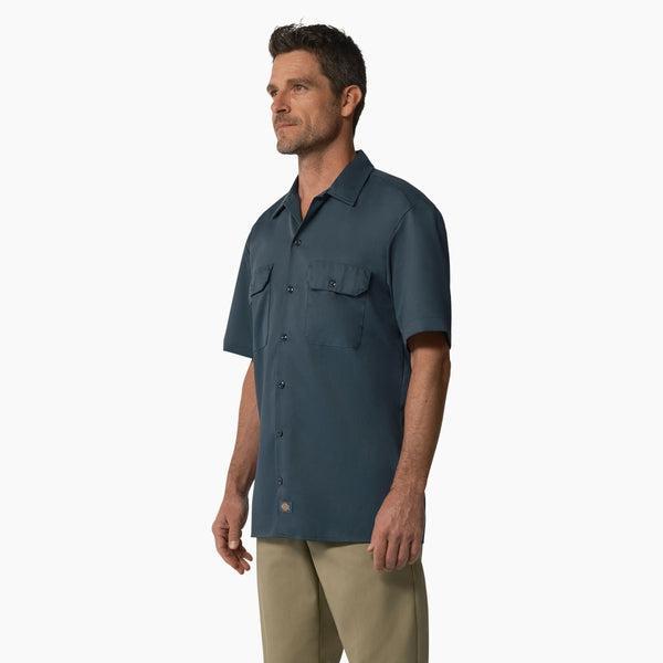 Dickies SS Twill Work Shirt - Mens L / Air Force