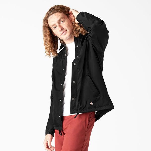 Dickies Skateboarding Coaches Jacket Black-Black Sheep Skate Shop
