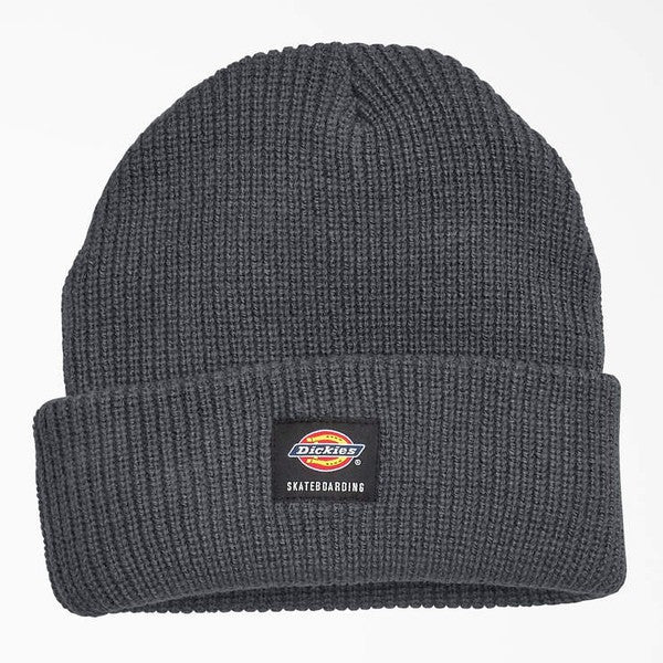 Dickies Skateboarding Cuff Beanie Charcoal-Black Sheep Skate Shop