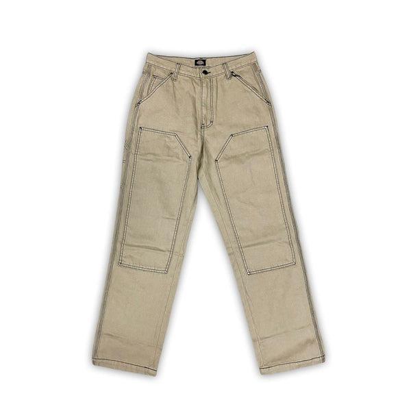 Dickies Skateboarding Double Knee Canvas Utility Pants Stonewashed Desert  Sand - Black