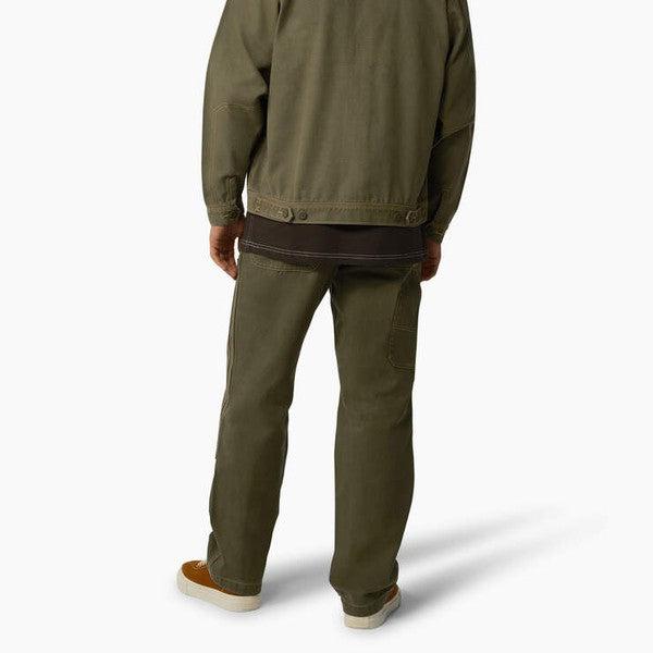 Dickies Skateboarding Double Knee Canvas Utility Pants Stonewashed Military Green - Nugget-Black Sheep Skate Shop