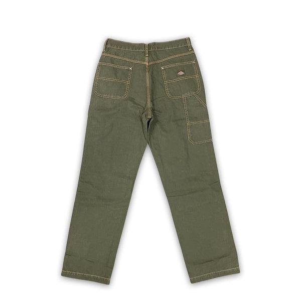 Dickies Skateboarding Double Knee Canvas Utility Pants Stonewashed Military  Green - Nugget