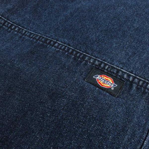 Dickies Skateboarding Double Knee Denim Pants Loose Fit Stonewashed Indigo  Blue