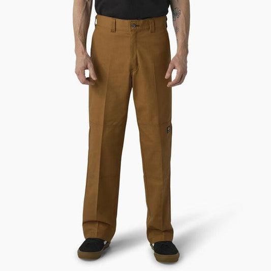 Dickies Skateboarding Double Knee Pants Regular Fit Brown Duck-Black Sheep Skate Shop