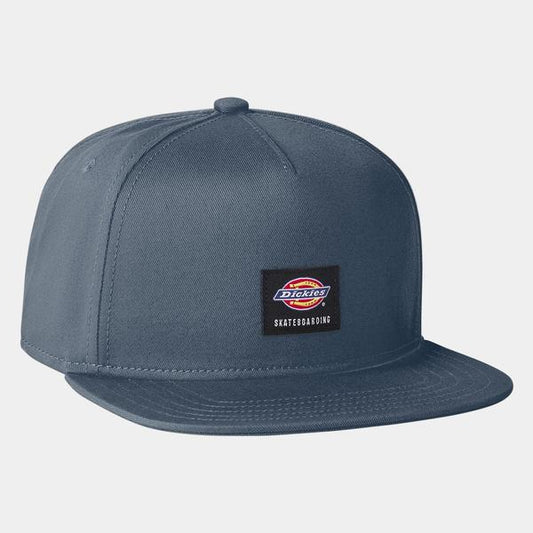 Dickies Skateboarding Mid Pro Snapback Hat Air Force Blue-Black Sheep Skate Shop