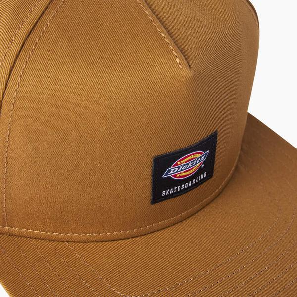 Dickies Skateboarding Mid Pro Snapback Hat Brown Duck-Black Sheep Skate Shop