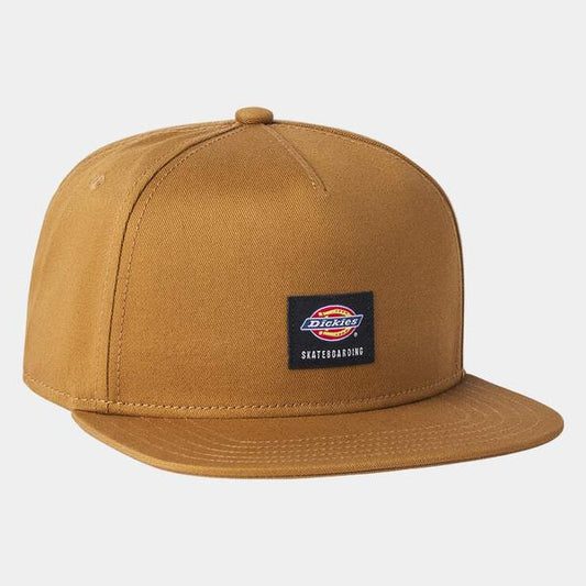 Dickies Skateboarding Mid Pro Snapback Hat Brown Duck-Black Sheep Skate Shop