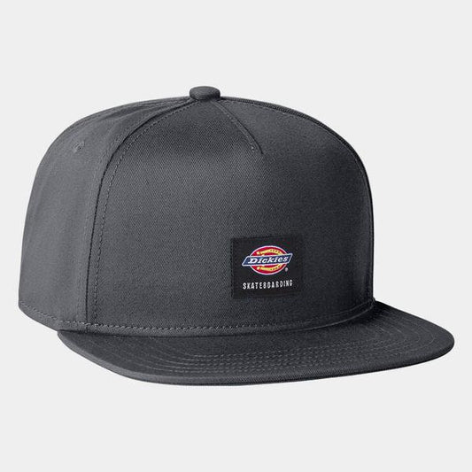Dickies Skateboarding Mid Pro Snapback Hat Charcoal Gray-Black Sheep Skate Shop