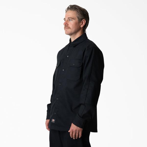 Dickies Skateboarding Mike Anderson Lined Flex Duck Shirt Jacket Black-Black Sheep Skate Shop