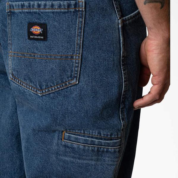 Dickies Skateboarding Mike Anderson Loose Fit Denim Pants Stonewashed Indigo Blue-Black Sheep Skate Shop