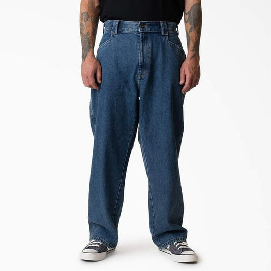 Dickies Skateboarding Mike Anderson Loose Fit Denim Pants Stonewashed Indigo Blue-Black Sheep Skate Shop