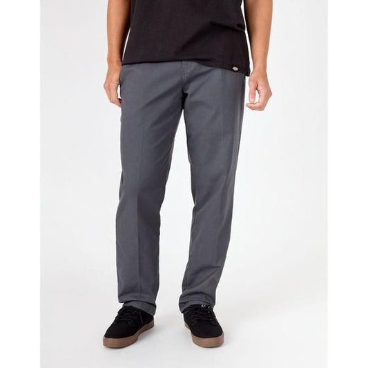 Dickies Skateboarding Pants Flex Slim Fit Straight Leg Charcoal Gray-Black Sheep Skate Shop