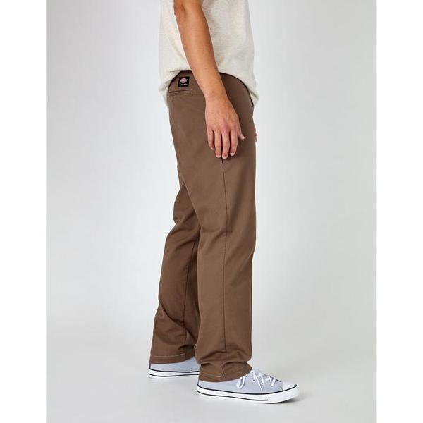 Dickies Skateboarding Pants Flex Slim Fit Straight Leg Mushroom Contrast Topstitch-Black Sheep Skate Shop