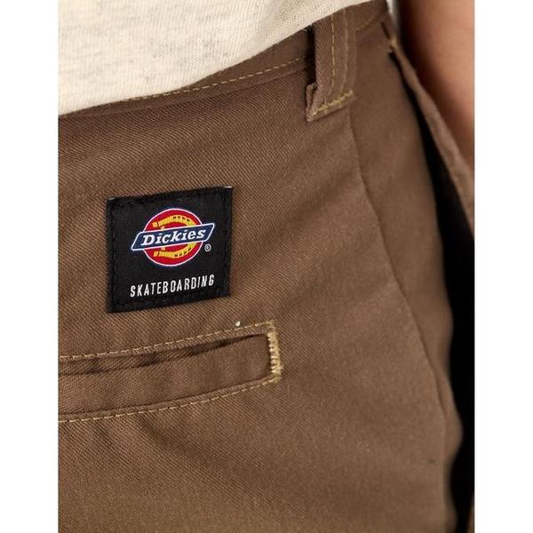 Dickies Skateboarding Pants Flex Slim Fit Straight Leg Mushroom Contrast Topstitch-Black Sheep Skate Shop