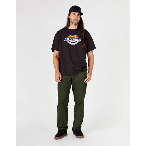 Dickies Skateboarding Pants Flex Slim Fit Straight Leg Olive Green-Black Sheep Skate Shop