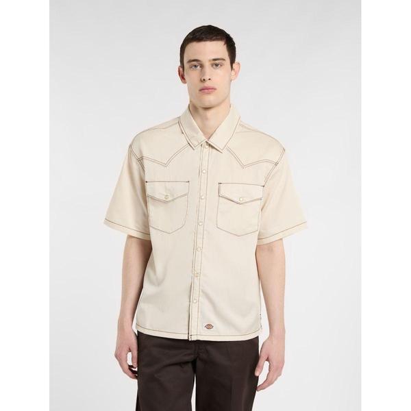 Dickies Skateboarding River Ranch Western Shirt Whitecap Grey-Black Sheep Skate Shop