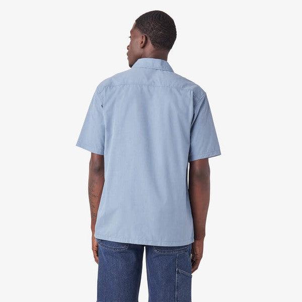 Dickies Skateboarding Waynesboro Shirt Coronet Blue Chambray-Black Sheep Skate Shop