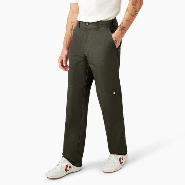 Dickies Skateboarding x Spitfire Wheels Double Knee Pants Olive Green-Black Sheep Skate Shop