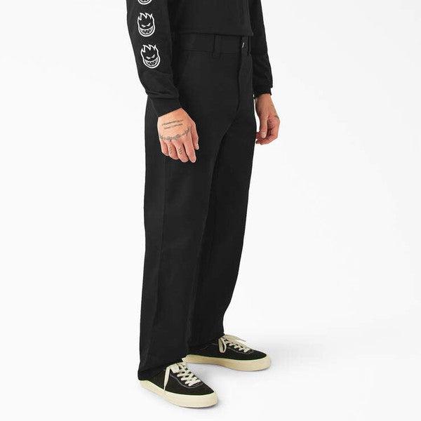 Dickies Skateboarding x Spitfire Wheels Flannel Cuff Pants Black-Black Sheep Skate Shop