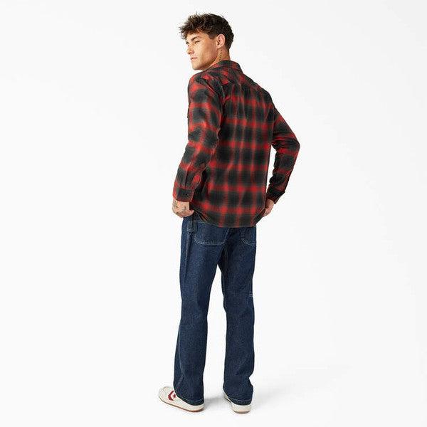 Dickies Skateboarding x Spitfire Wheels Flannel Shirt Red Ochre-Black Sheep Skate Shop