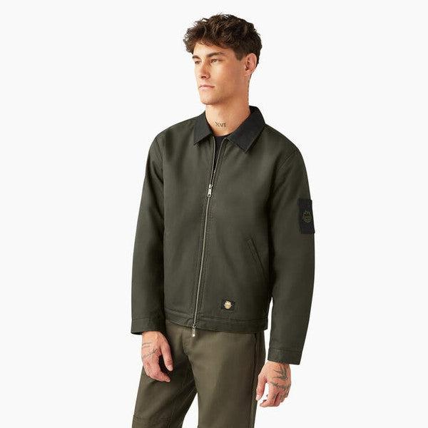 Dickies Skateboarding x Spitfire Wheels Jacket Olive Green-Black Sheep Skate Shop