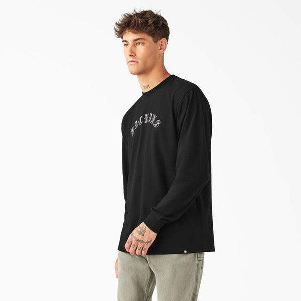 Dickies Skateboarding x Spitfire Wheels Long Sleeve T-Shirt Black-Black Sheep Skate Shop