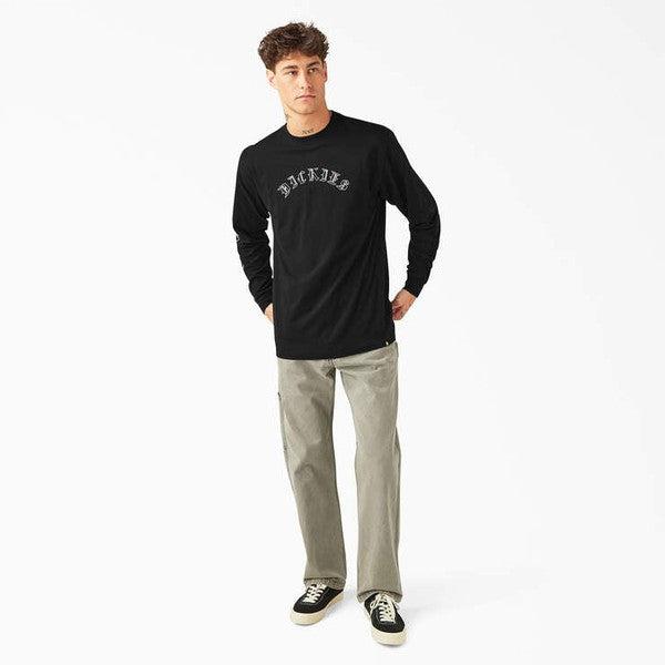 Dickies Skateboarding x Spitfire Wheels Long Sleeve T-Shirt Black-Black Sheep Skate Shop