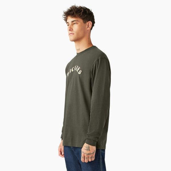 Dickies Skateboarding x Spitfire Wheels Long Sleeve T-Shirt Olive Green-Black Sheep Skate Shop