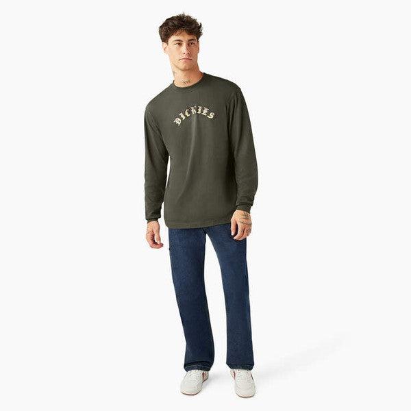 Dickies Skateboarding x Spitfire Wheels Long Sleeve T-Shirt Olive Green-Black Sheep Skate Shop