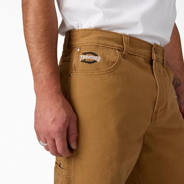 Dickies Skateboarding x Thrasher Double Knee Pant Brown | Black