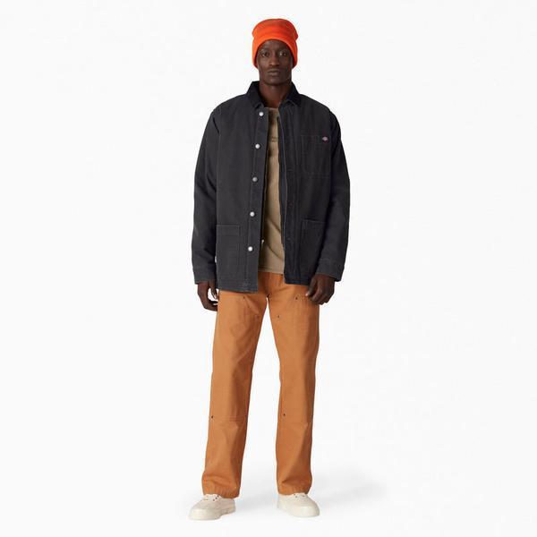 Dickies Stonewashed Duck Lined Chore Coat Black – Black Sheep