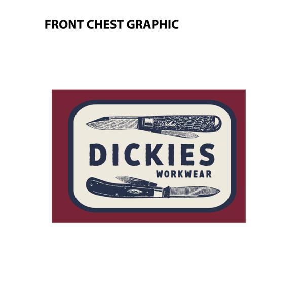 Dickies Switch Blade Graphic T-Shirt Tibetan Red-Black Sheep Skate Shop