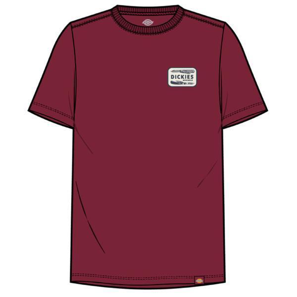 Dickies Switch Blade Graphic T-Shirt Tibetan Red-Black Sheep Skate Shop