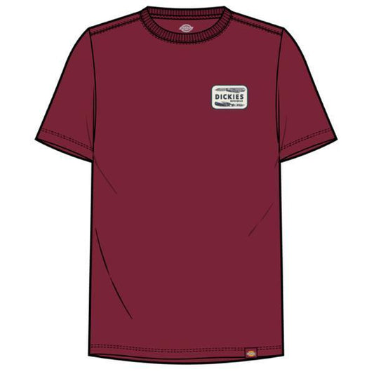 Dickies Switch Blade Graphic T-Shirt Tibetan Red-Black Sheep Skate Shop