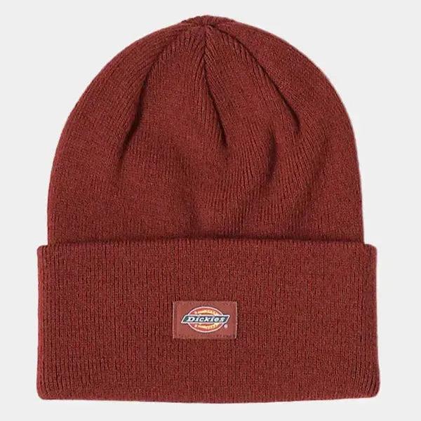 Dickies Tall Cuff Beanie Brick Red-Black Sheep Skate Shop