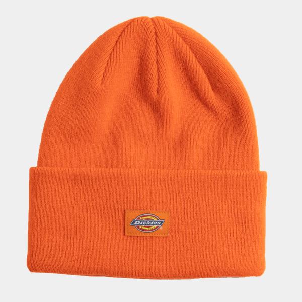 Dickies Tall Cuff Beanie Neon Orange-Black Sheep Skate Shop